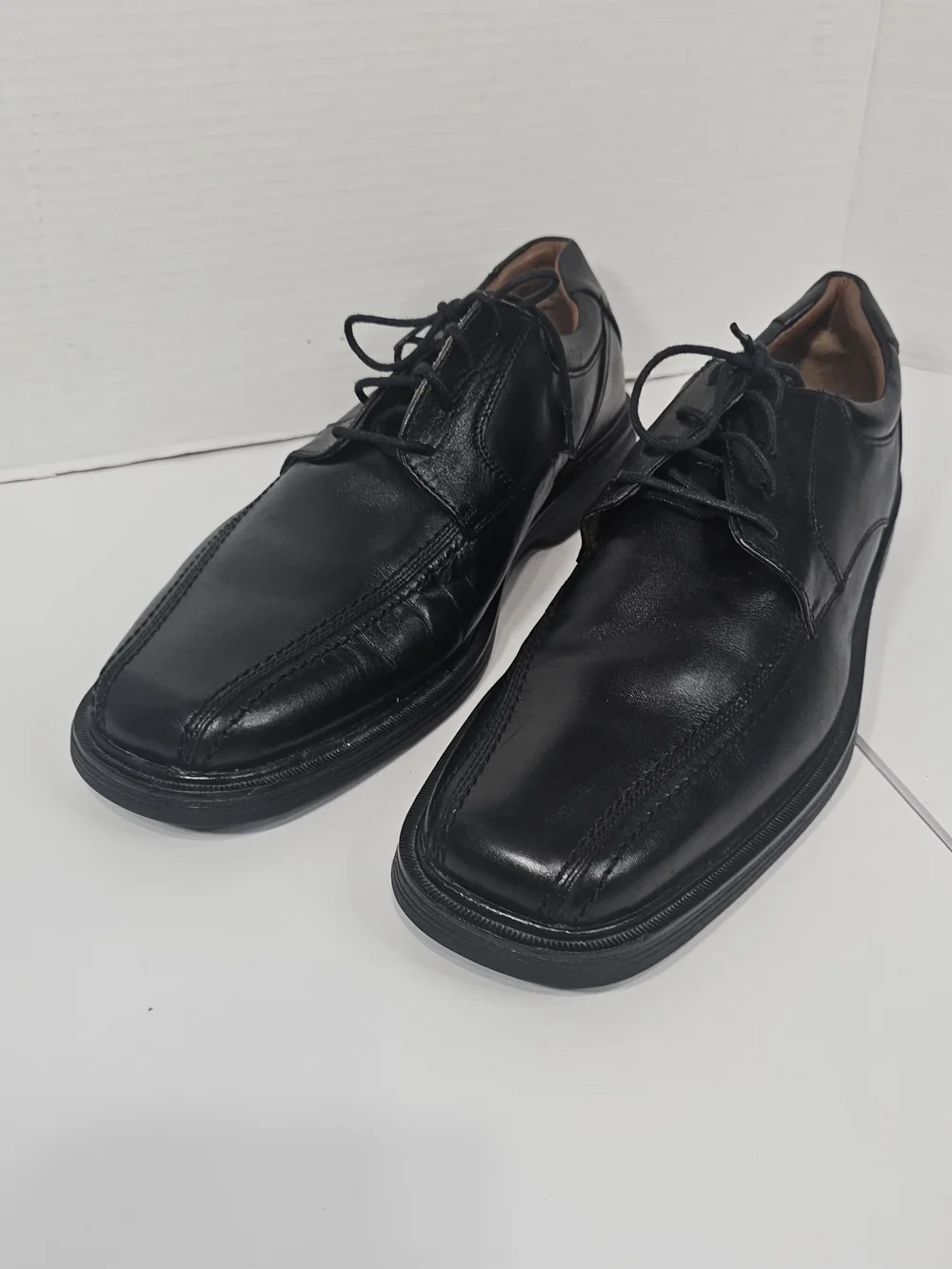 Johnston & Murphy Black  Lace-Up Dress Shoes Mens Sz 9